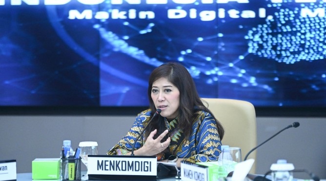 Menkomdigi Meutya Hafid (SinPo.id/ Komdigi)