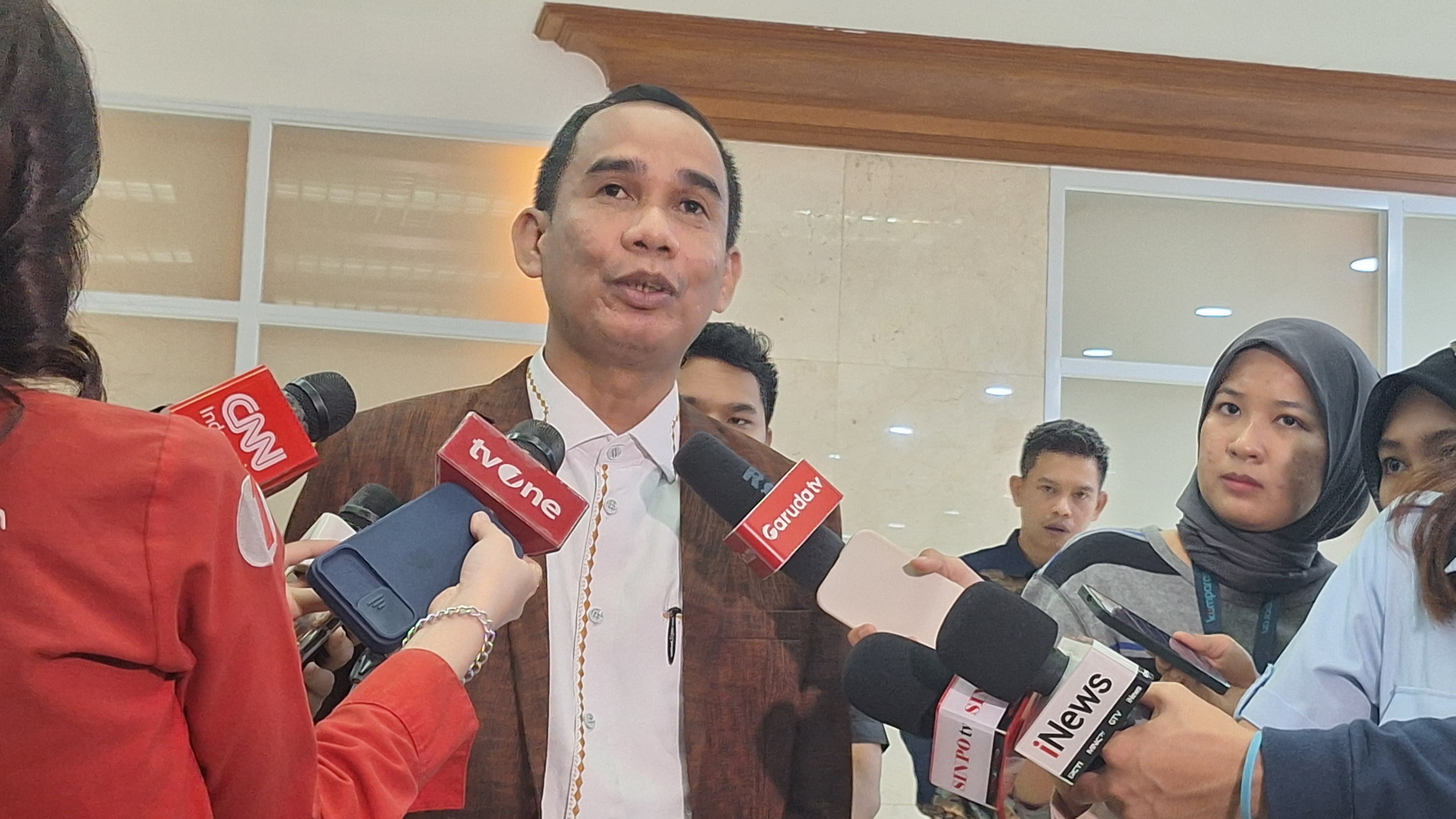 Anggota Komisi III DPR RI dari Fraksi NasDem, Rudianto Lallo (SinPo.id/ Juven M Sitompul)