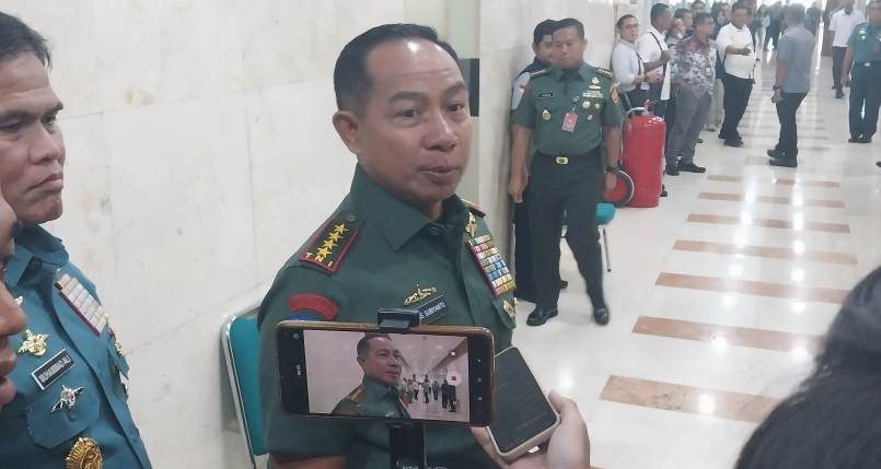 Panglima TNI Jenderal Agus Subiyanto (SinPo.id/ Galuh Ratnatika)