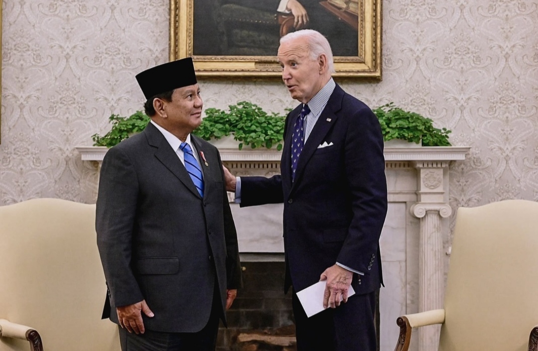 Presiden RI Prabowo Subianto bersama Presiden AS Joe Biden (SinPo.id/tim media prabowo)