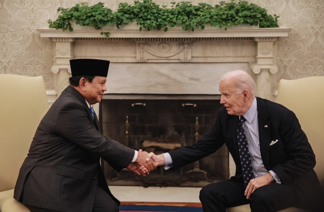 Presiden RI Prabowo Subianto bersama Presiden AS Joe Biden (SinPo.id/tim Media Prabowo)