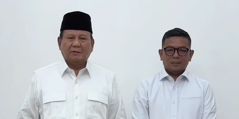 Prabowo berpose bersama Andra Soni (Sinpo.id/Tim Media)