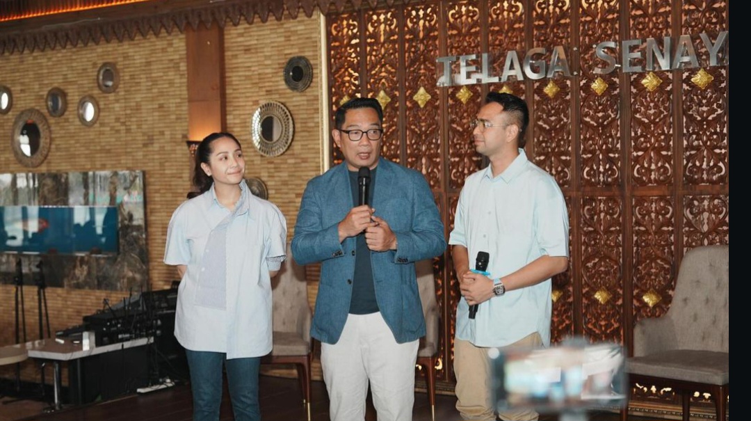 RK bersama Raffi Ahmad dan Nagita Slavina (SinPo.id/Instagram Raffi Ahmad)