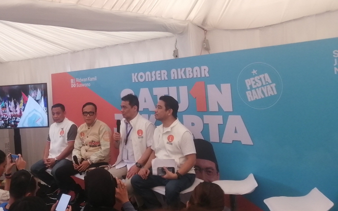 Ketua Tim Pemenangan R1DO Riza Patria (SinPo.id/ Tio Pirnando)