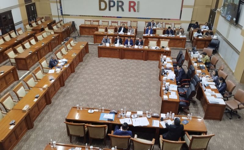 Komisi III DPR RI menggelar uji kelayakan dan kepatutan terhadap calon dewas Komisi Pemberantasan Korupsi (KPK) (SinPo.id/Antara)