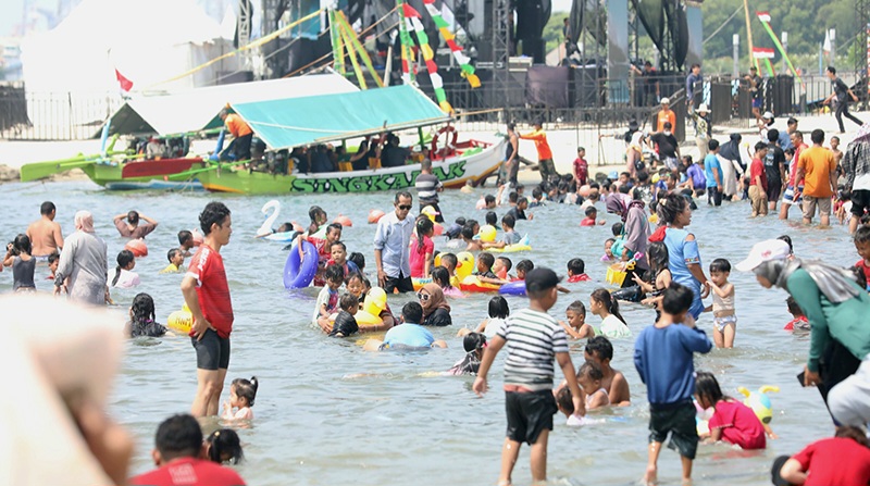 Pantai Ancol (SinPo.id/Beritajakarta)