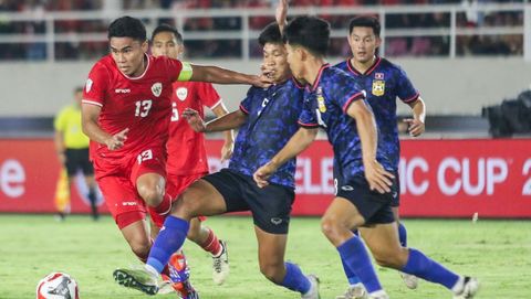 Timnas Indonesia ditahan imbang Laos di Stadion Manahan, Solo pada Kamis, 12 Desember 2024. (SinPo.id/Antara)