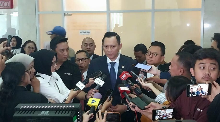 Menko Infrastruktur dan Pembangunan Kewilayahan Agus Harimurti Yudhoyono (SinPo.id/Galuh)