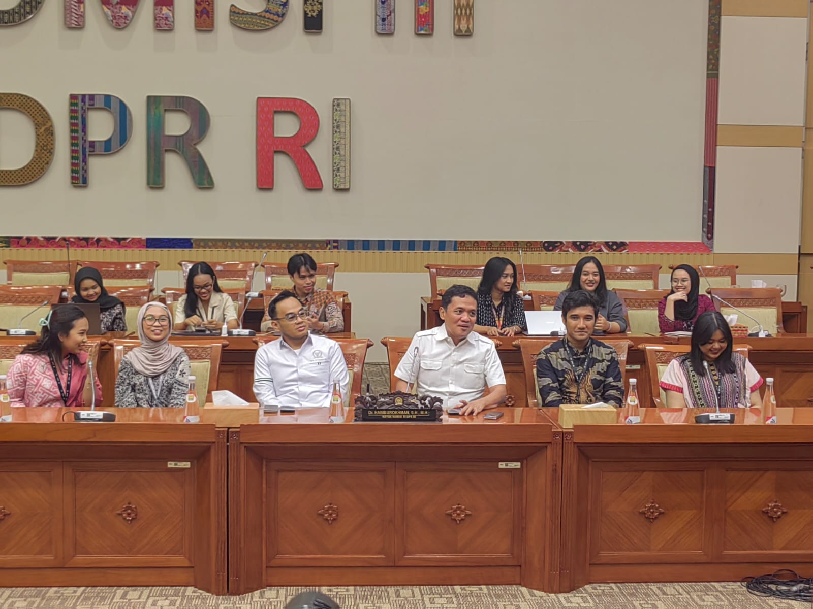 Ketua Komisi III DPR RI Habiburokhman (SinPo.id/ Galuh Ratnatika)