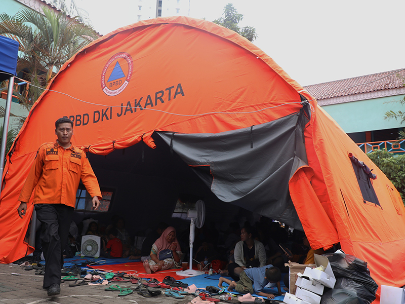 Ilustrasi posko bencana BPBD DKI (SinPo.id/Beritajakarta)