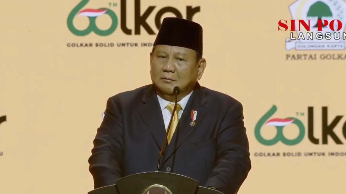 Presiden Prabowo Subianto (SinPo.id/Youtube SinPo.id)