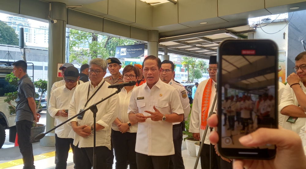 Menteri Lingkungan Hidup sekaligus Kepala Badan Pengendalian Lingkungan Hidup (LH/BPLH) Hanif Faisol Nurofiq (SinPo.id/ Firdausi)