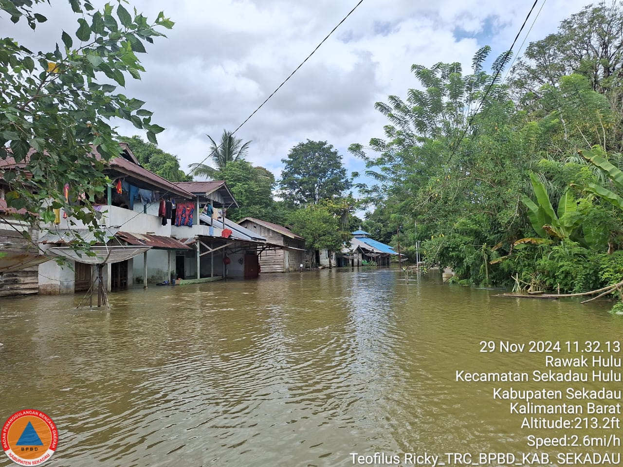 Banjir di Sekadau