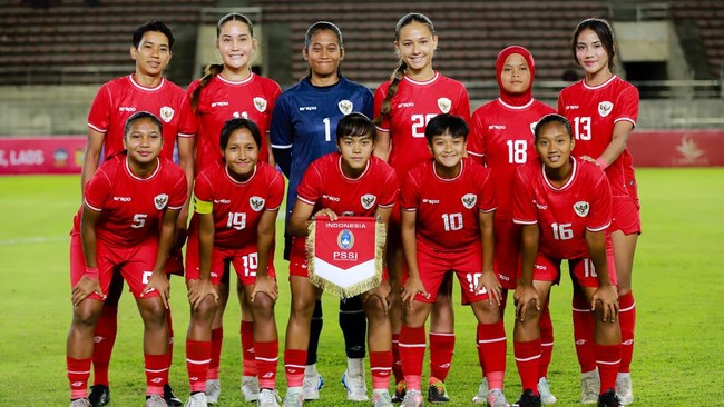 Timnas Indonesia di Piala AFF Wanita 2024. (SinPo.id/LAOFF)