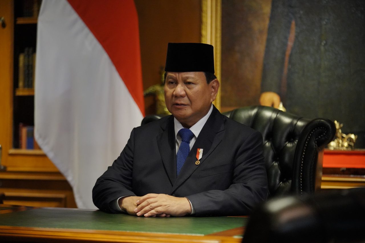 Presiden Prabowo Subianto. (SinPo.id/BPMI Setpres/Brian)