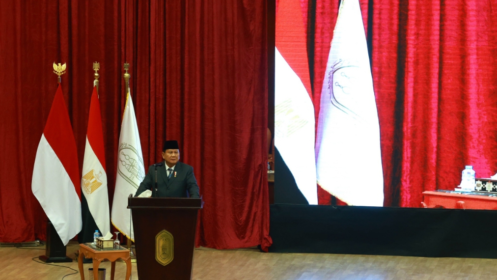 Presiden Prabowo Subianto di Kairo (SinPo.id/ Tim Media)