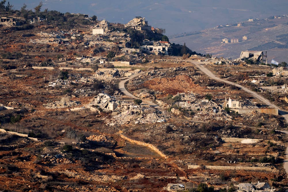 Kerusakan yang terjadi akibat serangan Israel di Lebanon Selatan (SinPo.id/ AP)