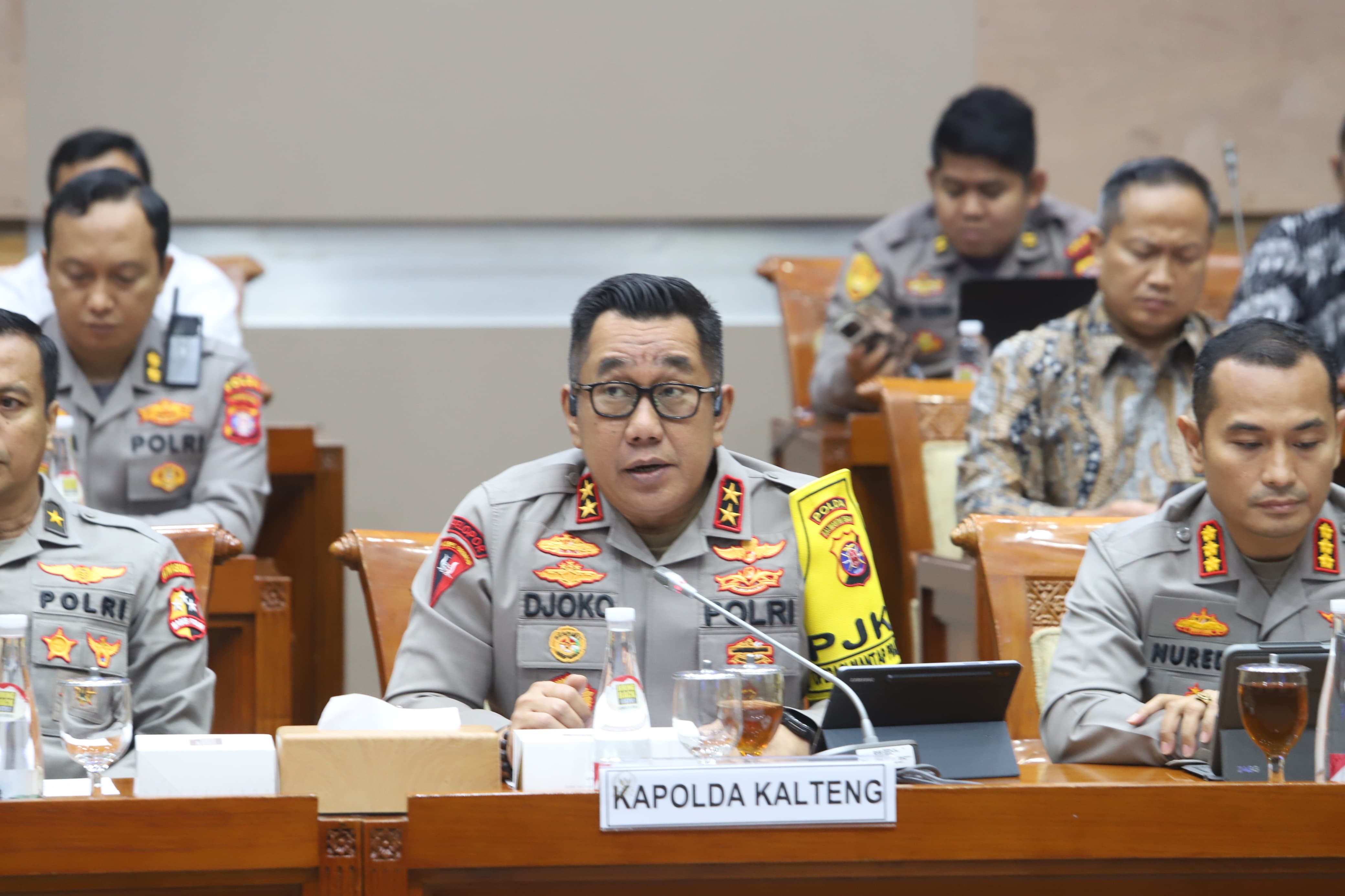 Kapolda Kalimantan Tengah (Kalteng) Djoko Poerwanto. (SinPo.id/Ashar)