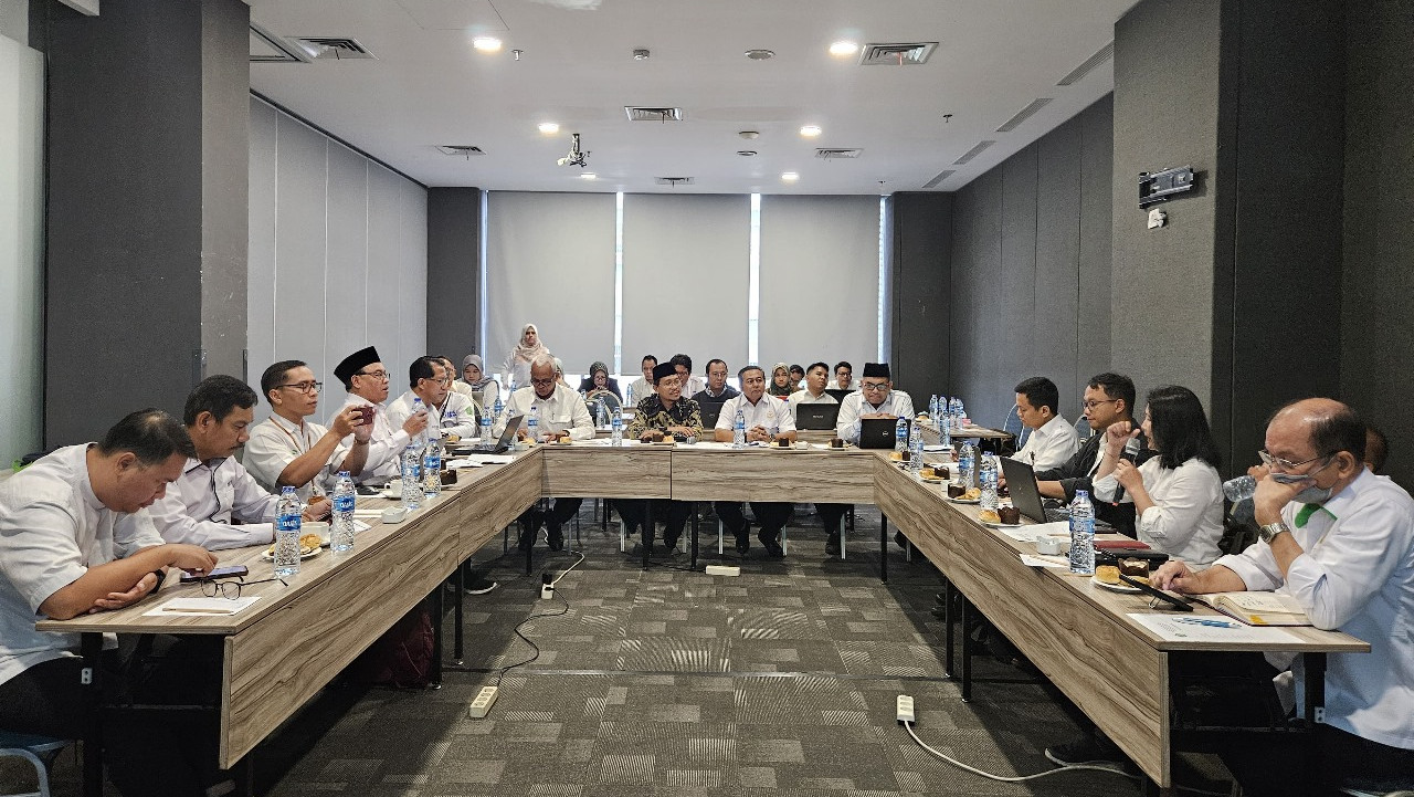 Rapat pembahasan Raperpres Pemeriharaan Kerukunan Umat Beragama (SinPo.id/Kemenag)