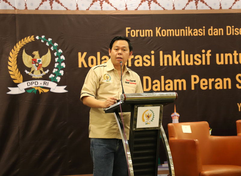 Ketua DPD RI Sultan B Najamudin. (Ashar/SinPo.id)