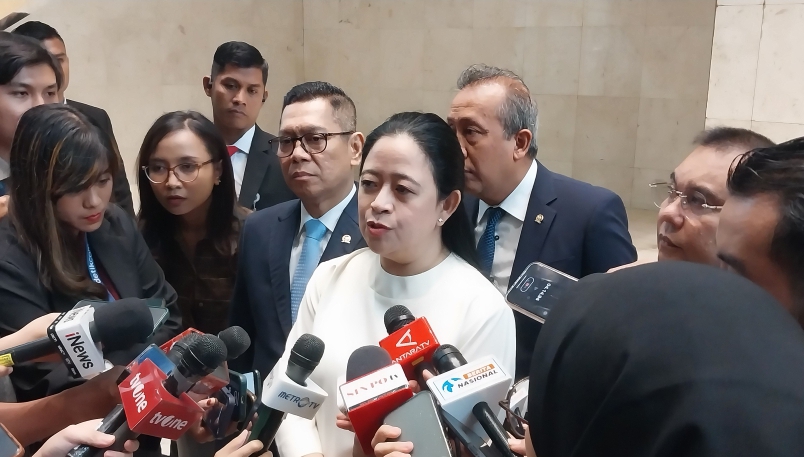 Ketua DPR RI Puan Maharani (SinPo.id/ Galuh Ratnatika)