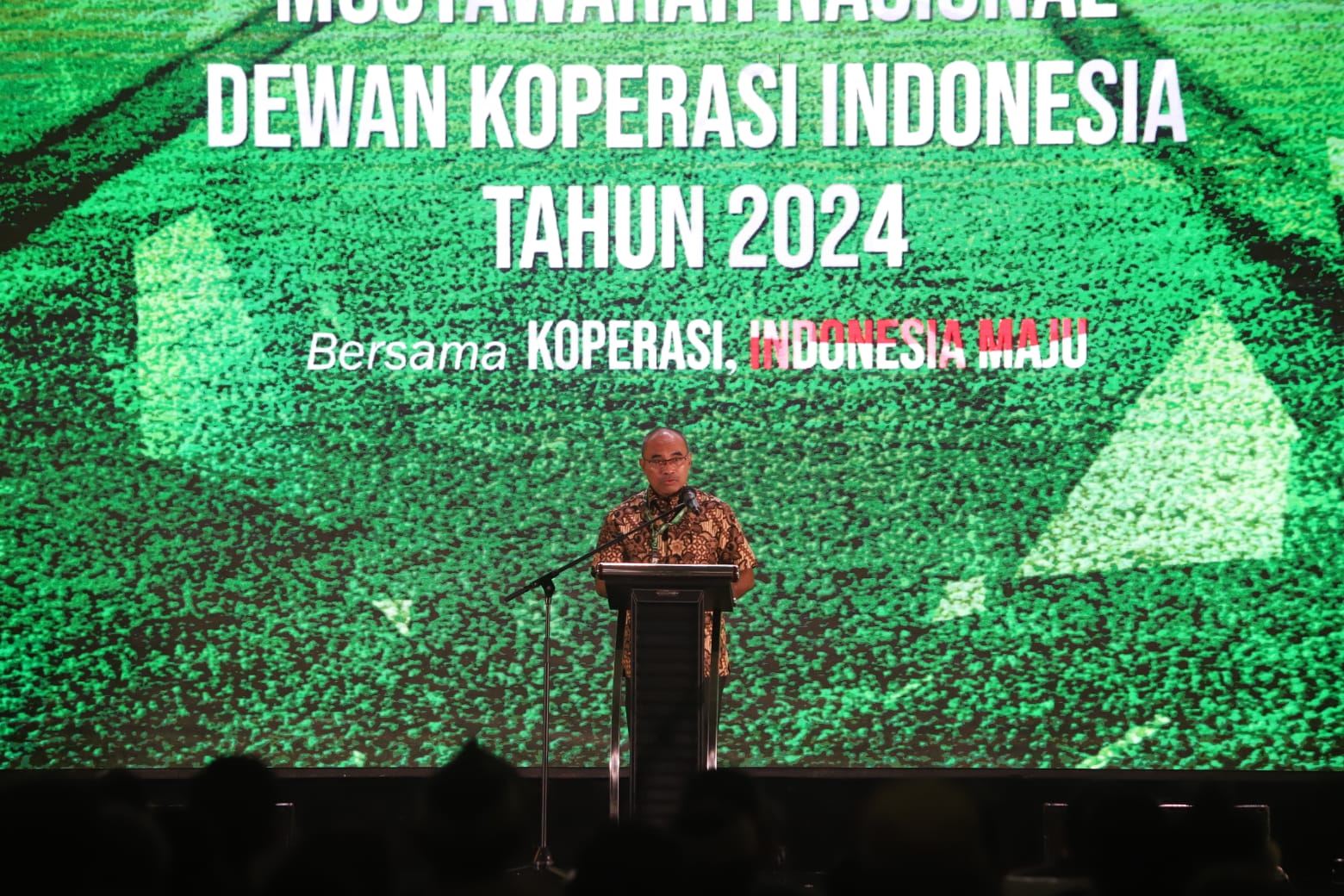 Ketua Panitia Munas Dekopin 2024 Haris Rusly Moti. (SinPo.id/Ashar)