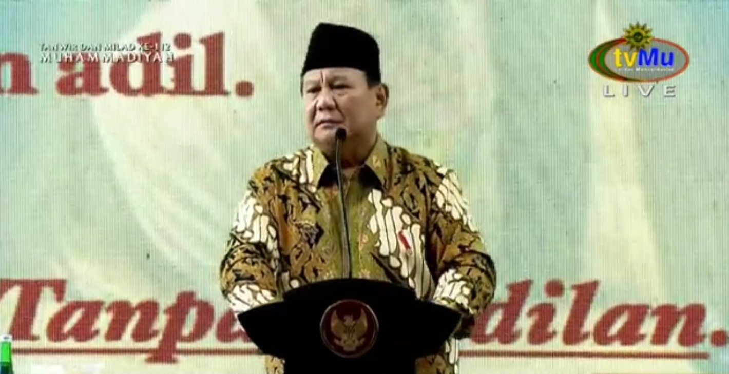 Presiden Prabowo Subianto (SinPo.id/ TvMu)