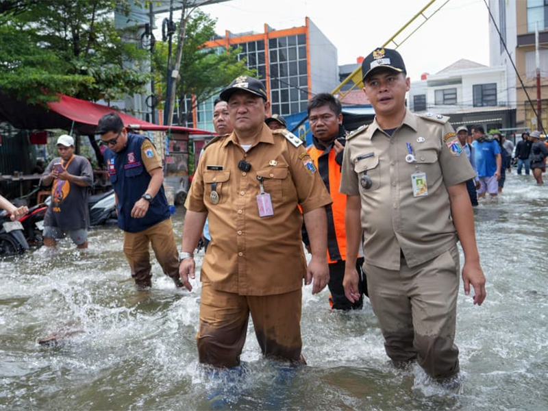 Banjir Rob di Jakut (SinPo.id/Beritajakarta)