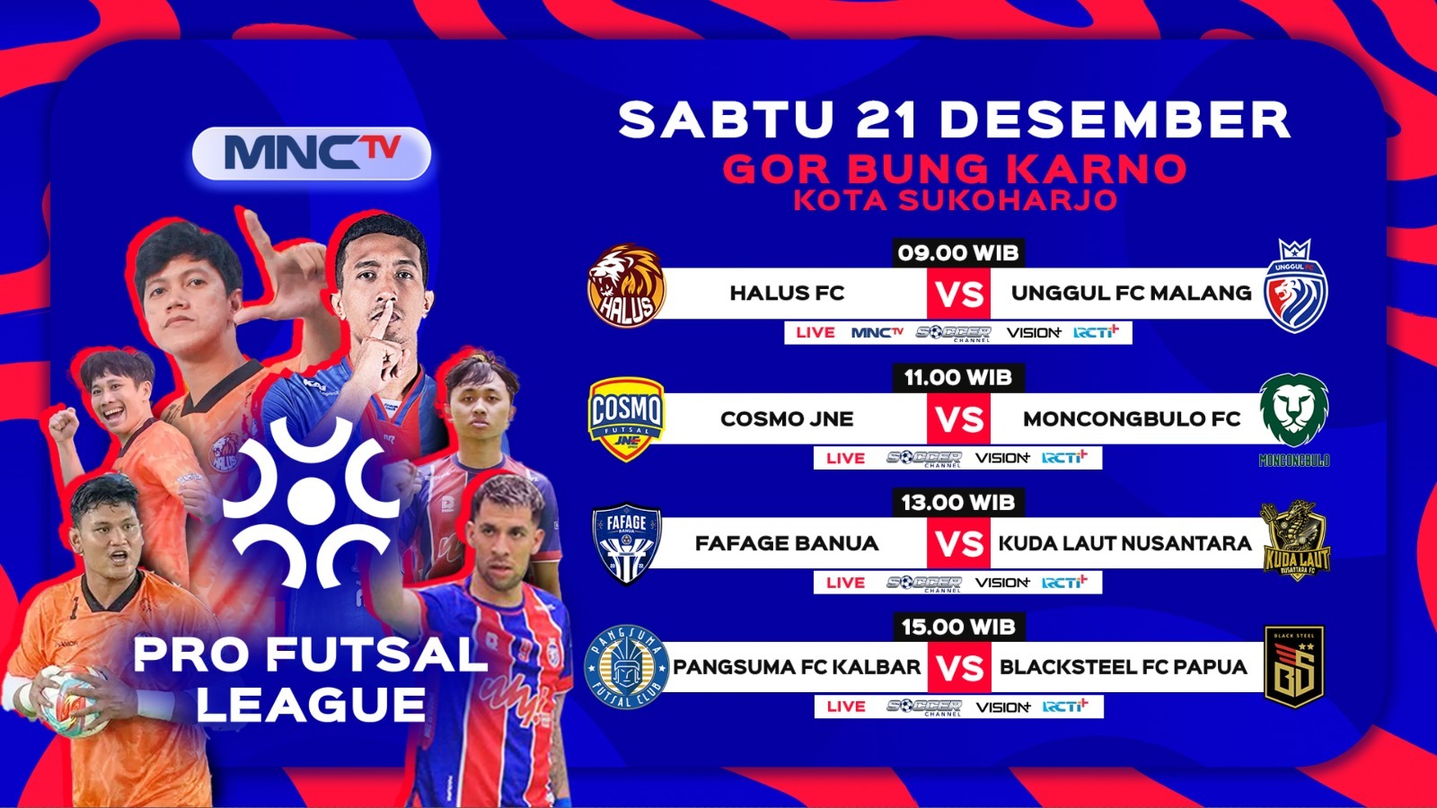 Pro Futsal League di MNCTV