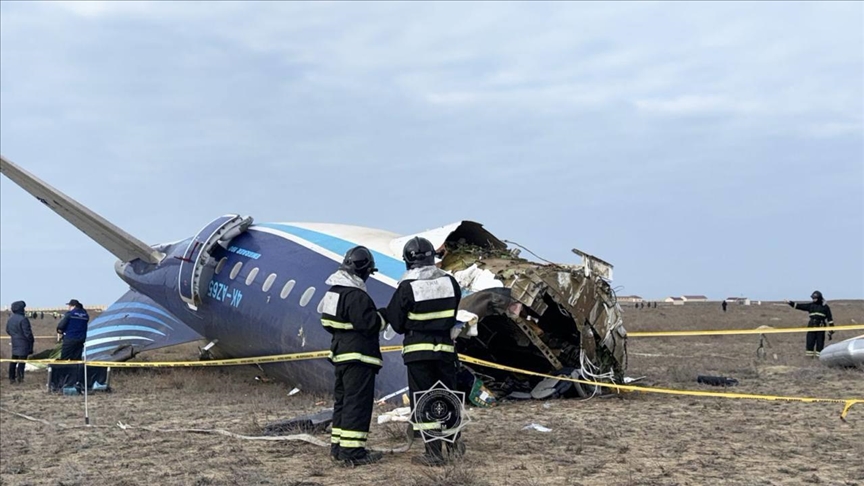 Pesawat Azerbaijan Airlines yang alami kecelakaan (SinPo.id/ Anadolu)