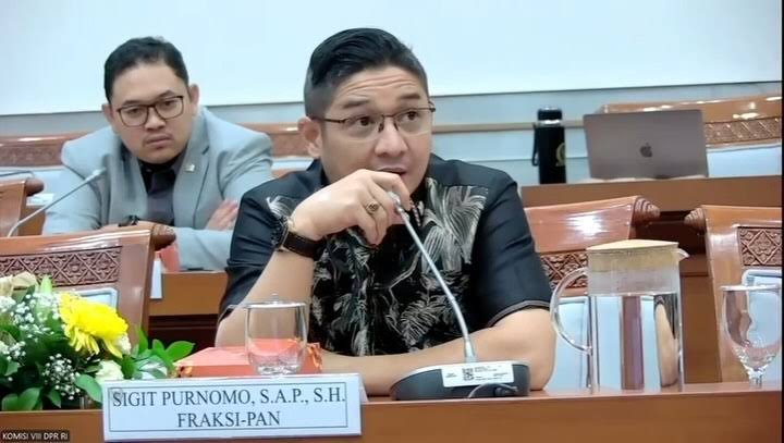 Kapoksi Fraksi PAN di Komisi VIII DPR RI Sigit Purnomo Said (Pasha). (SinPo.id/Instagram @pashaungu_vm)