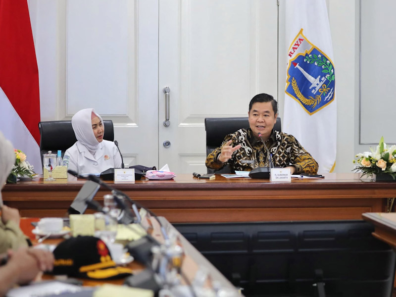 Pemprov DKI Jakarta dan BMKG menggelar Rakor membahas koordinasi siaga banjir (SinPo.id/Beritajakarta)