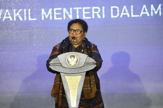 Wakil Menteri Dalam Negeri (Wamendagri) Ribka Haluk. (SinPo.id/Dok. Puspen Kemendagri)