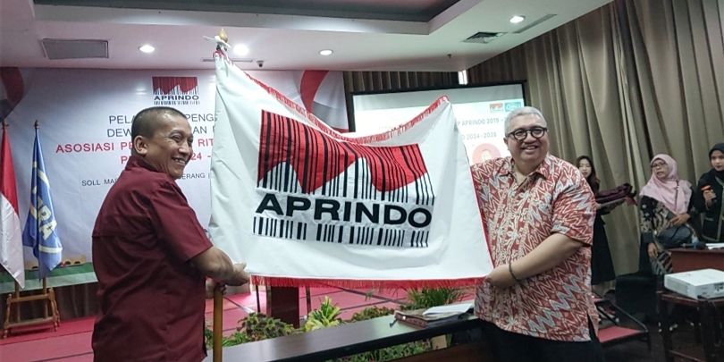 Pelantikan Pengurus DPP Aprindo periode 2024-2029 (SinPo.id/ Dok. Aprindo)