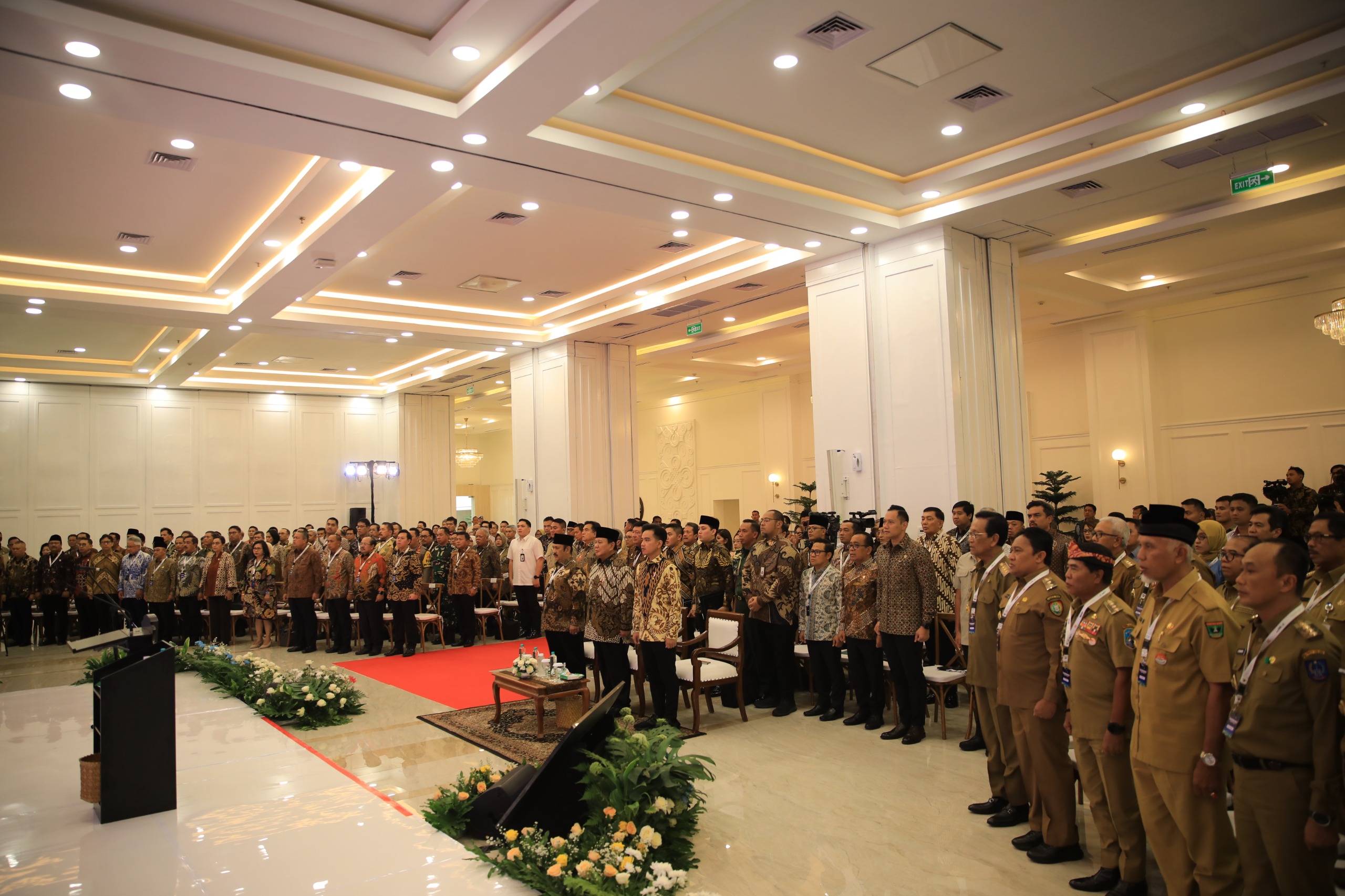 Presiden Prabowo Subianto di Musrembangnas Rencana Pembangunan Jangka Menengah Nasional tahun 2025 (SinPo.id/ Tim Media)