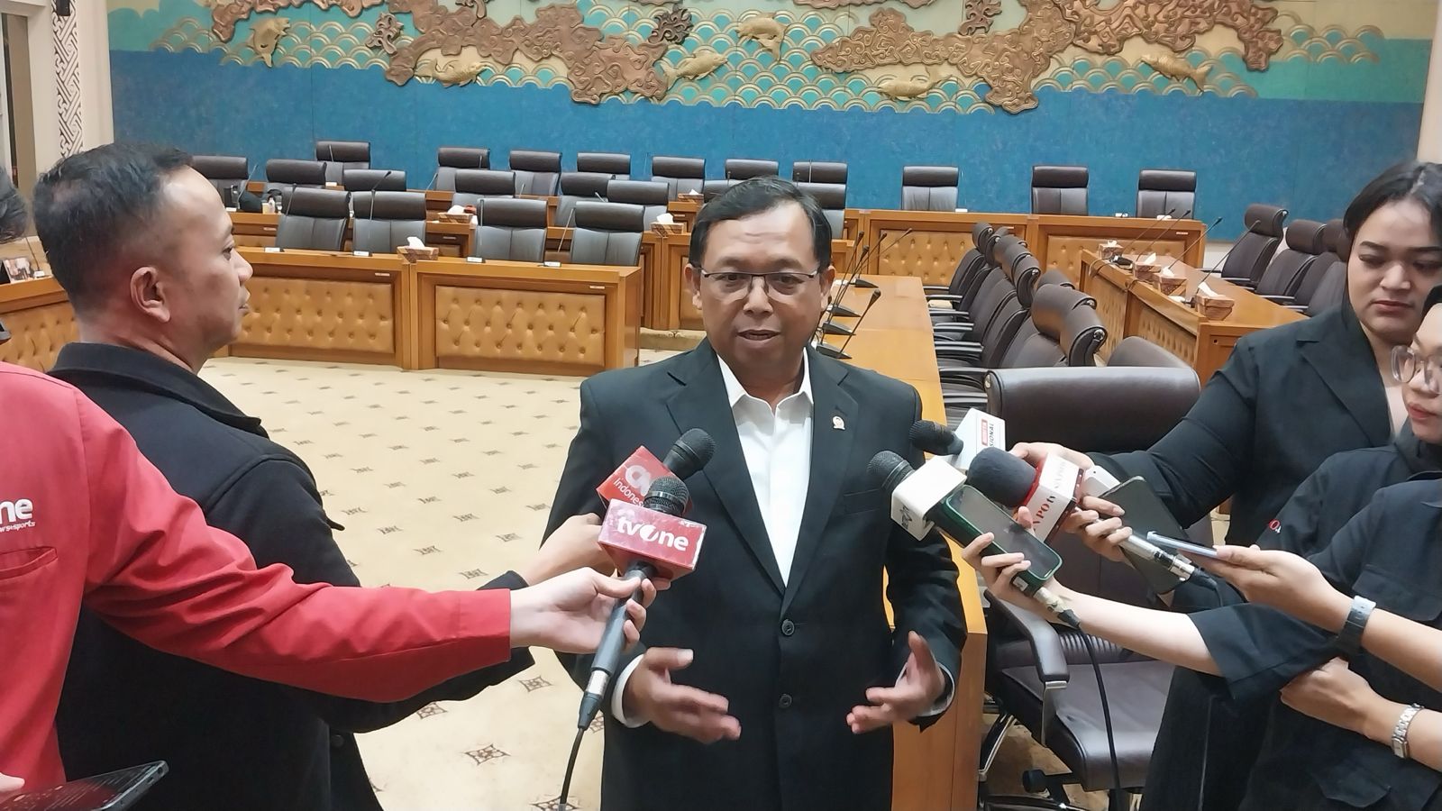 Wakil Ketua Badan Akuntabilitas Keuangan Negara (BAKN) DPR RI Herman Khaeron. (SinPo.id/Galuh Ratnatika)