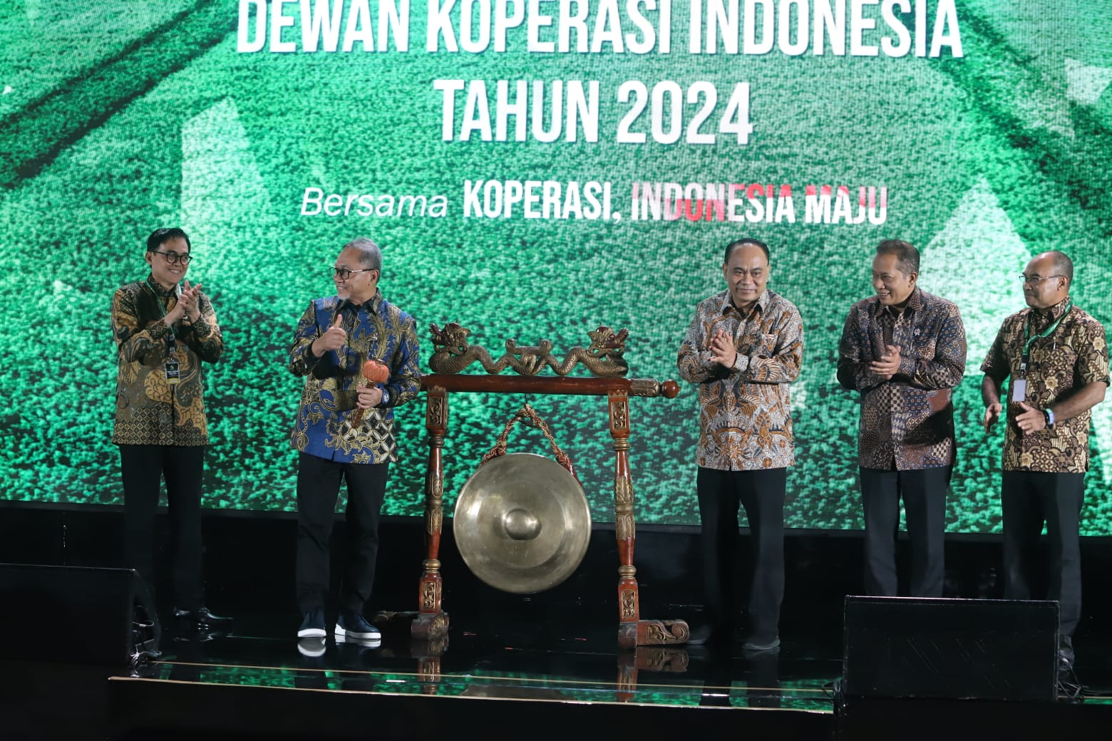 Pembukaan Munas Dekopin 2024 di Hotel Sultan, Jakarta. (SinPo.id/Ashar)