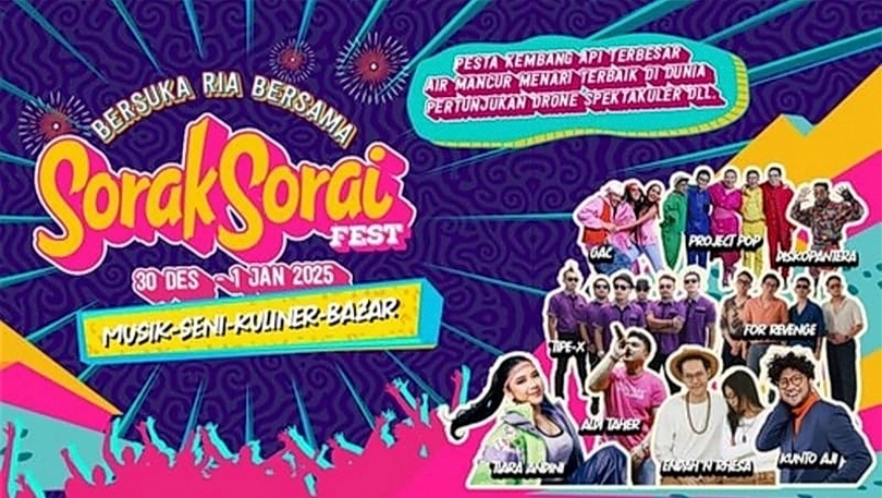 Acara konser musik pada malam tahun baru 2025 (SinPo.id/ Dok. Kemenpar)