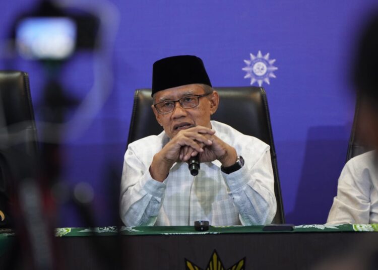 Ketua Umum PP Muhammadiyah Haedar Nashir (SinPo.id/ Dok. Muhammadiyah)