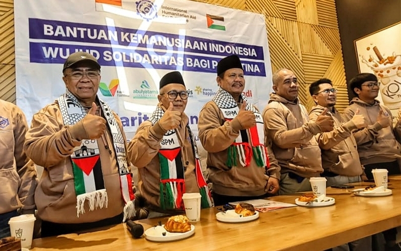 IHAP mengirim bantuan untuk Palestina. (SinPo.id/dok. DARUL HIKAM)