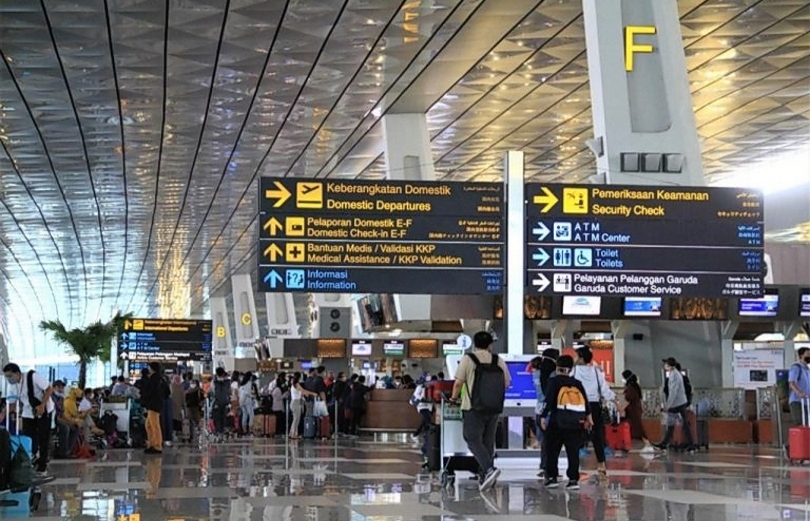 Aktivitas penumpang pesawat di Bandara Soekarno-Hatta (SinPo.id/ Dok. Kemenhub)