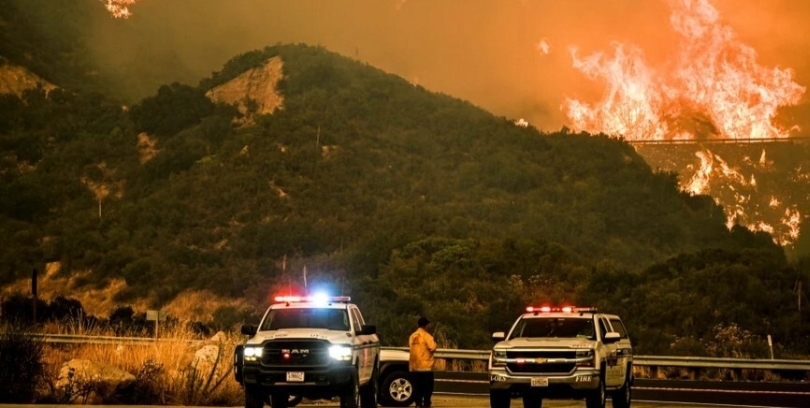 Kebakaran hutan di Los Angeles (SinPo.id/ Dok. Kemlu)