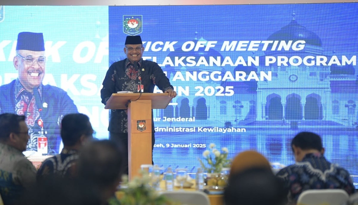 Kick-Off Meeting Pelaksanaan Program dan Anggaran Tahun 2025 di Banda Aceh, Kamis, 9 Januari 2025. Istimewa