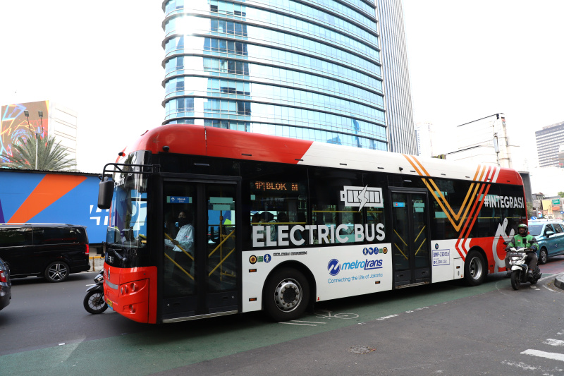 Bus TransJakarta (SinPo.id/ Ashar)