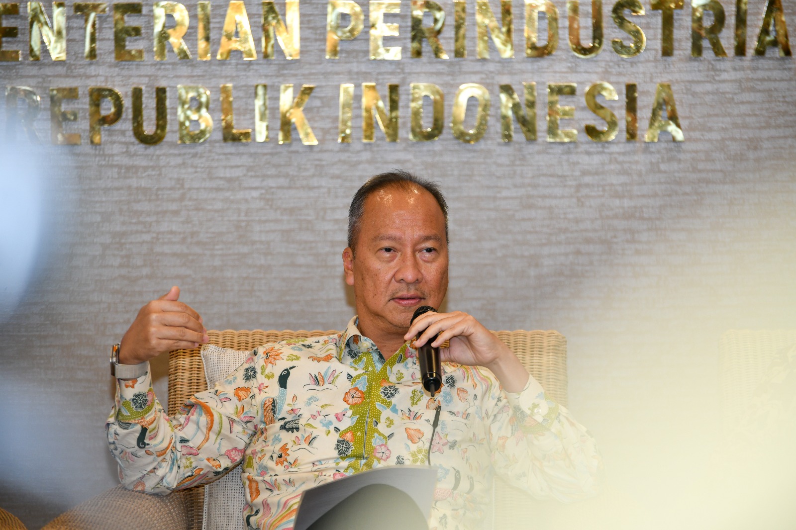 Menteri Perindustrian RI Agus Gumiwang Kartasasmita. (SinPo.id/dok. Kemenperin)