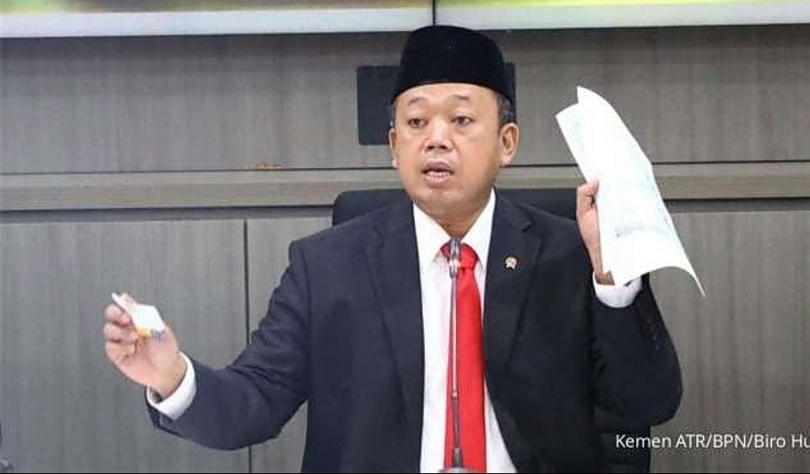 Menteri Agraria Tata Ruang Nusron Wahid. (SinPo.id/tangkap layar)