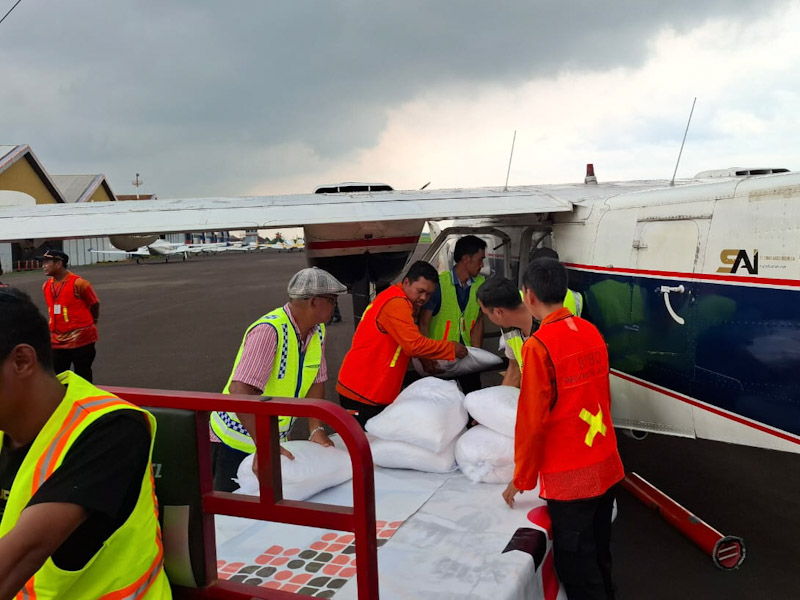 Proses OMC di langit Jakarta ( SinPo.id/ Beritajakarta)