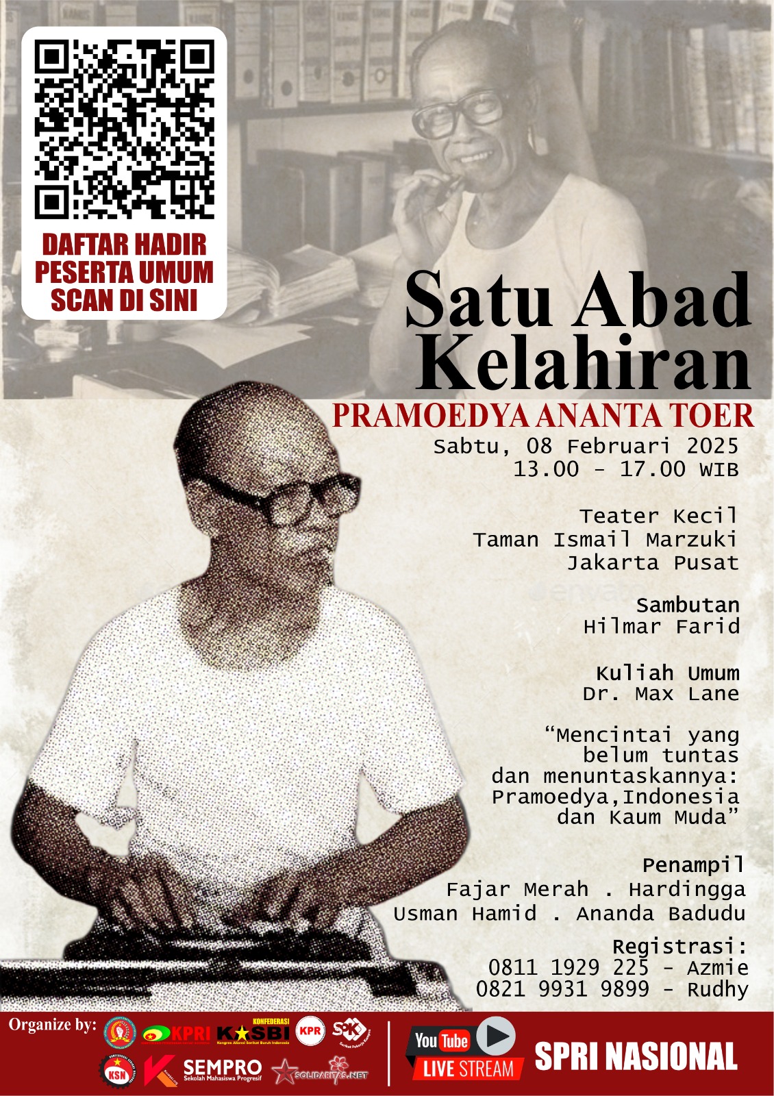 Ilustras Pramoedya Ananta Toer (SinPo.id/Ist)