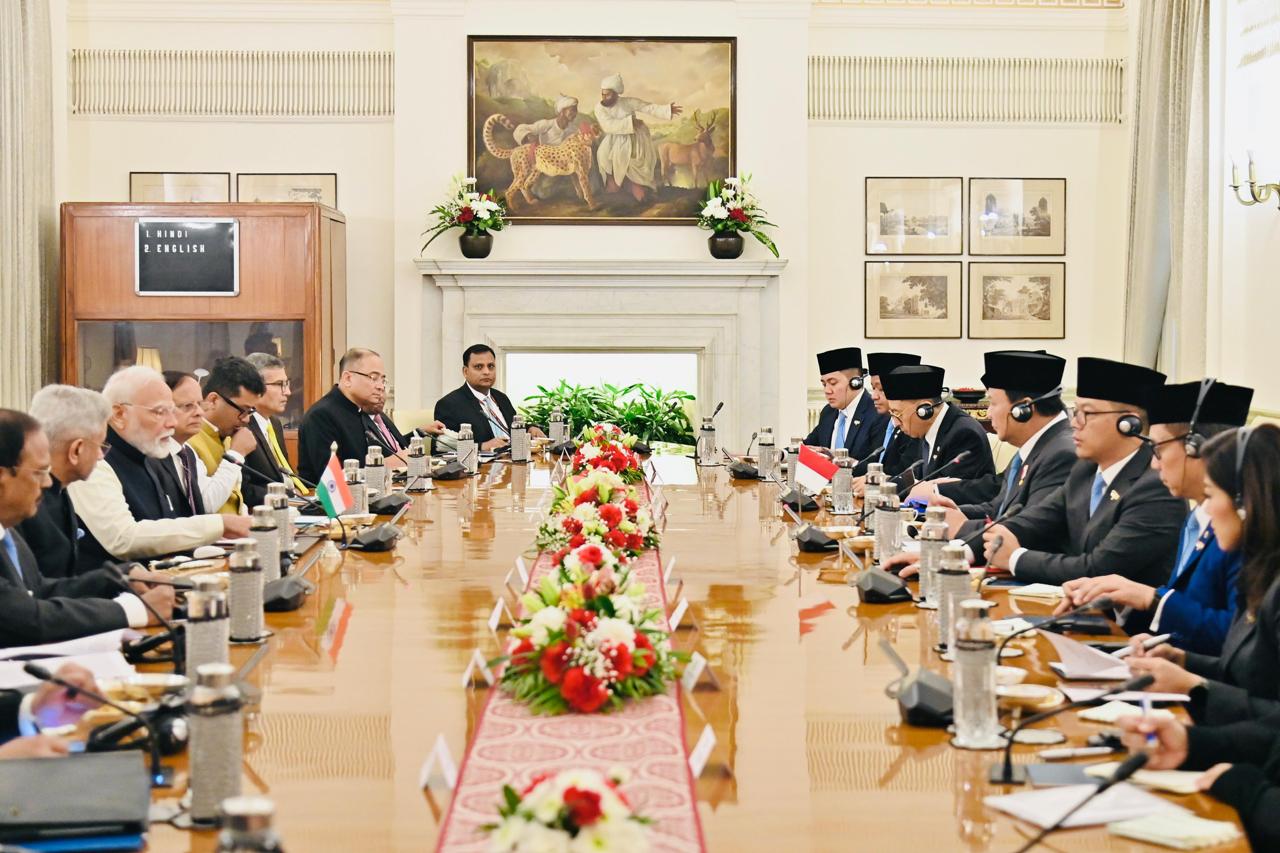 Presiden Prabowo, melakukan pertemuan bilateral dengan Perdana Menteri India, Narendra Modi (SinPo.id/Setpres)