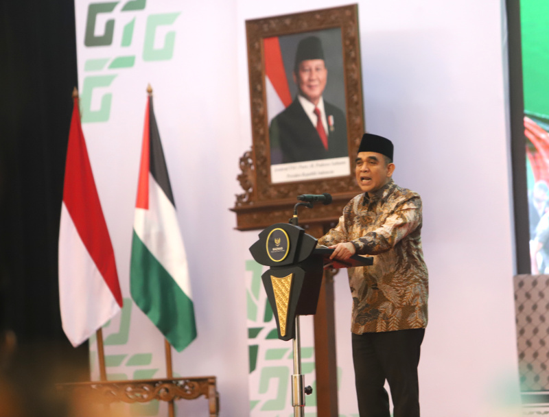 Ketua MPR RI dukung Baznas untuk berikan bantuan kemanusiaan Palestina (Ashar/SinPo.id)